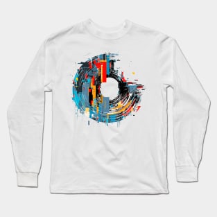 World City Circle Of Life Optimistic Fun Abstract Long Sleeve T-Shirt